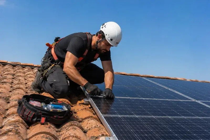 Maintenance et monitoring de panneaux solaires à Saint-Victoret