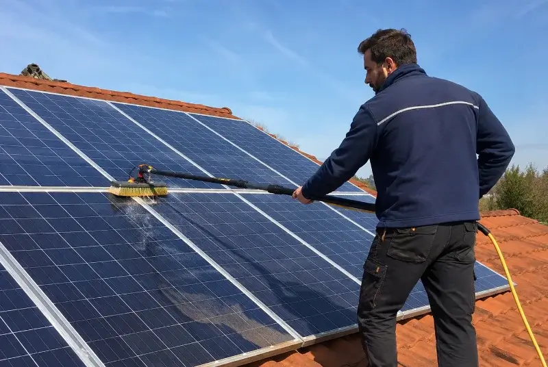 Nettoyage et entretien de panneaux solaires à Saint-Victoret
